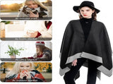 Women's Wrap - Women's Scarf - 160 x 130 Cm - Wrap Scarf - Fashion Scarf - Stole - Small Scarf V1188-MS101-01268-1