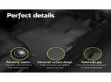 Weisshorn Car Floor Mats Rubber Compatible for Mazda BT50 Dual Crew Cab RUBBER-MAT-MAZDA