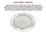 45w Swimming Pool Lights Led 12-32V Resin Filled Underwater Spa lamp V63-840131