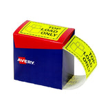 Avery Lbl TopLoad FL Ylw Rl750 DS-AV932617
