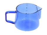 500ml Milk Frothing Pitcher Multipurpose Borosilicate Glass Milk Jug for Coffee Milk BeverageBlue V1294-YM0710-3118210257413