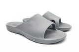Archline Rebound Orthotic Slides Flip Flop Thongs Slip On Arch Support - Stone Grey - Euro 37 V563-AHS00102-37
