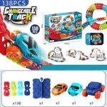 Changeable Track In The Dark Track with LED Light-Up Race Car Flexible Track Toy 138 V255-TRACK-138