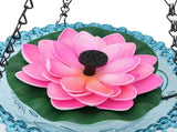Hanging Bird Bath with Solar Fountain Pump Multi Functional Basin Solar Powered Water Fountain Pump V1294-YM0901-3111240196011