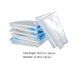 5-Pack Vacuum Storage Bags for Clothes and Bedding with Hand Pump, Space-Saving Compression V1192-AZ-W-20242