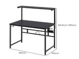 Levede Gaming Table Spacious Wear Resistan Stable Computer Desk Earphone Hook DH1078-BK-AU