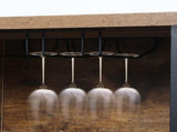 Levede Bar Cabinet Buffet Sideboard Walnut CH1076-WA