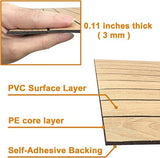 2 Pack Peel and Stick Oak Wood Slat Feature Panels 300x40cm Each DIY TV Headboard PVC Decor V1188-ZXY-131-793