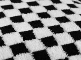Pawz Pet Bed Plush Checkered Dog Bed Washable Cat Bed PT1370-M-AU