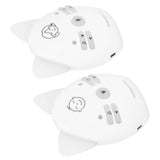 V30 Digital Audio Baby Monitor Portable Alarm Sensitive Wireless Two Way Baby Cry DetectorWhite EU V1294-YM0901-3113210099611