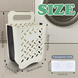 Laundry Basket - Folding Laundry Basket - Wall Shelf - Bath Shelf - Bathroom Rack - Rack V1189-WXF-260203-00303