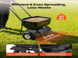 Push Lawn Spreader, 3.6m Spreading Width, Broadcast Spreader with 36.3kg Load Capacity & 10 in V952-TCSBJ80LBS12D3MUC001V0