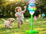 Glow Burst Bubble Fountain Magic Jet Bubble Machine, Automatic Bubble Machine with Lights & Music, V1369-AZ3-W-13533