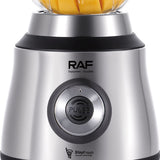2-in-1 Electric Blender and Grinder with 1.5L Glass Jar and Compact Mill Cup for Smoothies, Juices, V1341-ZY-2TR7J9LW-SILVER