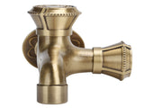 G1/2 Wall Mounted Laundry Bathroom Washing Machine Water Faucet Hot and Cold Water Tap V1294-YM0718-3112200148411