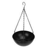 Hanging Solar Bird Bath Fountain 9.8 Inch Diameter Bird Bath Bowl with Solar Powered Pump 7 Nozzles V1294-YM0901-3111250034411