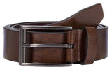 Dents Casual Leather Belt in Brown V563-DENTS-8-4062-BRN-S