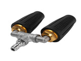 Pressure Washer Double Turbine Nozzle 1/4 Inch Stainless Steel 4000psi Double Rotating Turbo Nozzle V1294-YM0901-3111250011312