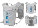Grey-Blue 5L Ultra-Light Hydration Running Vest - Quick-Dry Trail Running & Marathon Backpack with V888-ELOSUNG42143