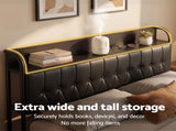 Artiss Queen Bed Frame with Storage Headboard SAA Certified Charging Station BFRAME-J-MARK-Q-BK-AB
