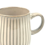 High-Fired Ceramic Stoneware Ribbed Stripe Mug 460ml Matt EARTHY BROWN V274-HA-LA-P0024808-YE