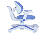 Ergonomic Children Kids Study Chair Set of 4 Height Adjustable - Blue V563-68303_4X