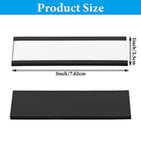 100 Pieces Magnetic Label Holders Labels Racks with Magnets Magnetic Data Card Holders with V1370-AZ4-01022