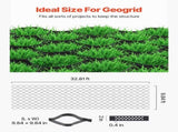 Gravel Grid, 2 Inch Depth, 32.81 x 9.84 FT / 10000 x 3000 mm, 1880 LBS Per Sq ft Grass Ground V952-JDWG2INCH328XV8M0001V0