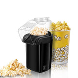 Hot Air Popcorn Popper, Air Popcorn Maker with Measuring Spoon, Compact 10inch Home Popcorn Machine, V1369-AZ3-W-23504