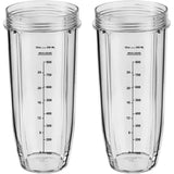 2Pieces 950ml 32OZ Cups With Measuring Scale Cup For BL450 BL451 BL484 BL486CO BL480 BL481 BL482 V1370-AZ4-12638