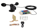 3 Fan Blades Tower Crane Anemometer 3 Blades USB 5V High Accuracy 212 Lever Wind Speed Alarm Device V1294-YM0706-3111230243711