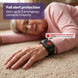 EQUIPMED GPS Fall Detection Emergency Bracelet with SOS Button, for Seniors, 2 Way Calling, Location V219-HELPMAMHPD6A