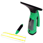 Electric Window Cleaner Wiper Green Bathroom Shower Squeegee Glass Screen Tile Car Green WINDOWCLEANERGREEN