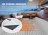 Boat Flooring, EVA Foam Boat Decking 94.5" x 45.7", Non-Slip Self-Adhesive Flooring, 29.9 sq.ft V952-CBZZFHPMDDHSZQ449V0
