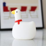 2pc Cute Duck Night LightBaby Silicone Duck Lamp - Kids Night Lamp - Rechargeable Nursery V1369-AZ3-W-05601