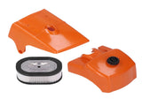 Air Filter with Cylinder Cover Set Plastic Replacement for Stihl 066 MS660 MS650 Chainsaw 000 120 V1294-YM0523-3111210507511