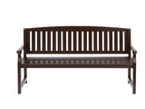 Gardeon Outdoor Garden Bench Wooden 2 Seater Lounge Chair Patio Furniture Brown ODB-4412B-BR
