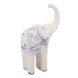 Elephant Ceramic Decor Safe Round Slippy Exquisite Porcelain Elephant Sculpture for Home Office V1294-YM0512-3115220138311