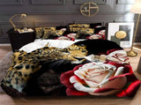 Animal Bloom Belgravia Elegance Quilt / Doona / Duvet Cover set V745-AQ043959K3