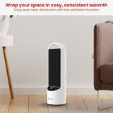 Dimplex 2kW Personal DC Ceramic Heater in Black and White DHCHR20M