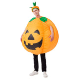 Pumpkin Inflatable Costume Blow up Costume Orange Fancy Dress Adult Jumpsuit Halloween Cosplay V1107-129-50630