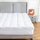 Hypoallergenic, Antibacterial w/ 100% Microfiber filling Mattress Topper - QUEEN V196-MTQ200_K