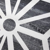 200x300cm Large Floor Black & White Geometric Rug Modern Area Carpet for Bedroom & Lounge V63-838371