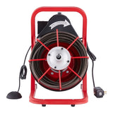 Drain Cleaner Machine Drain Auger 75FT x 3/8 Inch Manual Feed & 4 Cutters V952-SDJJKLSGDSTJXKYV3V3