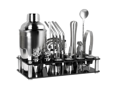 Cocktail Shaker Set Stainless Steel WINE1002-20PCS_NZ