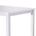 Artiss Computer Desk Home Office Study Table White 120CM MET-DESK-120-WH