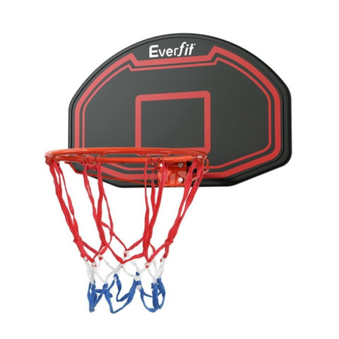 Everfit 38" Basketball Hoop Backboard Door Wall Mounted Ring Net Sports Kids BAS-HOOP-D38-BK