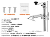 Commercial Can Opener, Heavy-Duty Manual Tabletop Cans Opener for Cans Up to 300 mm Height, V952-KGQ10YCGDSZGWVM66003V0