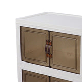 Collapsible Stackable Storage Bins Dustproof Folding Storage Bins Organizer with Lids 4 Moveable V1294-YM0901-3116230015513