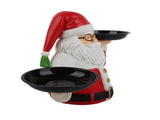 Christmas Snowman Treats Holder Santa Holding Tray Fruit Bowl Rack Resin Home Party Food Snack V1294-YM0523-10317069